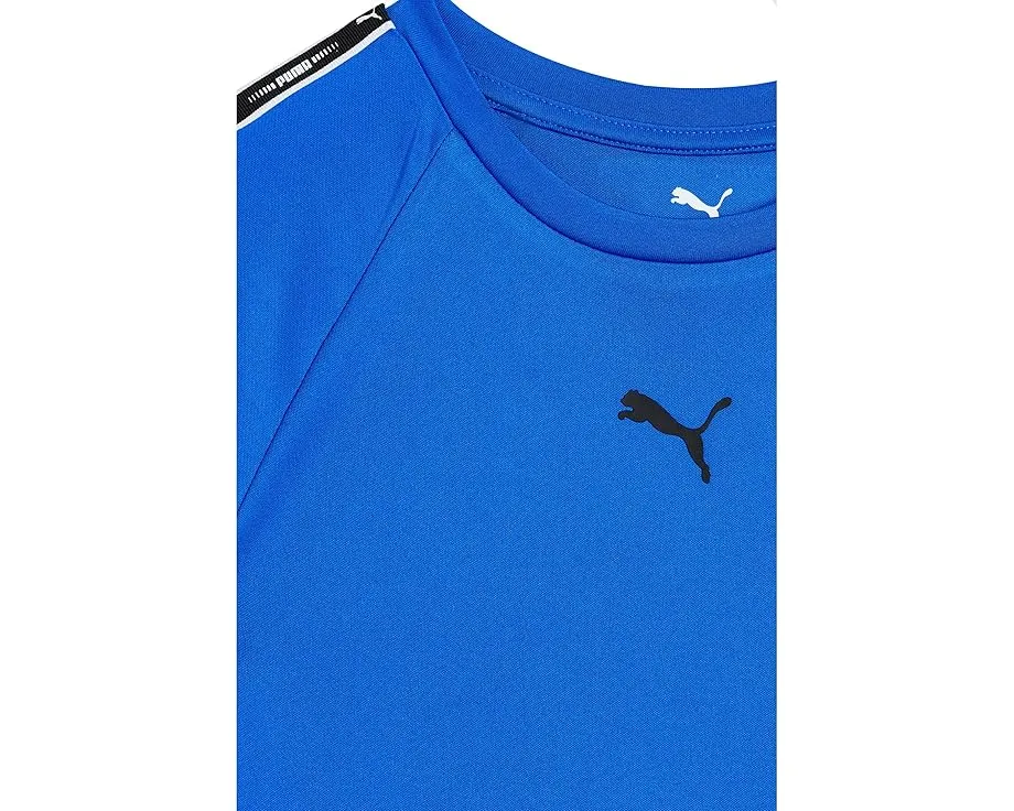 Футболка Puma Performance с коротким рукавом для детей зеленая
