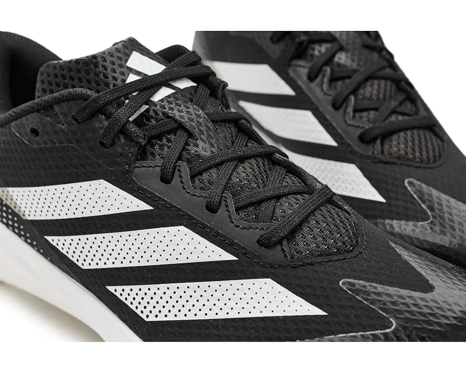 Софтбольные бутсы adiZero Instinct 2.0 от adidas с резиновым верхом и фирменными полосками