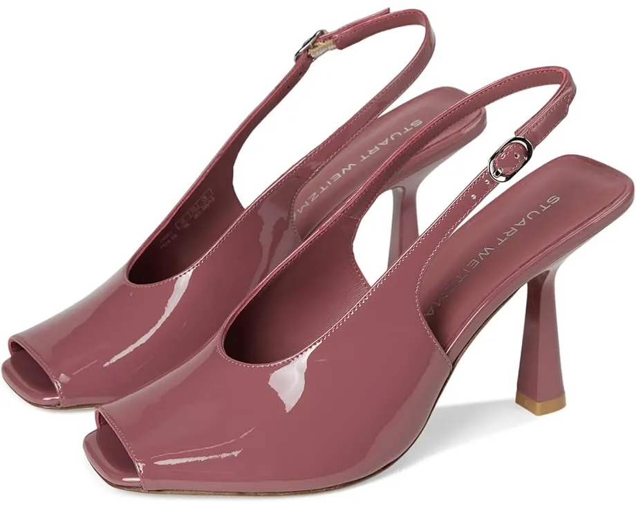 Туфли Val Slingback 85 Stuart Weitzman на шпильке с открытым мысом