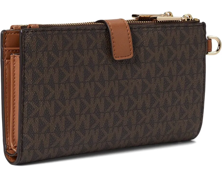 MICHAEL Michael Kors Jet Set Double Zip Wristlet кошелек на запястье