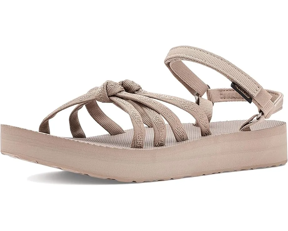 Сандалии Teva Midform Kena Slim с узлами на ремнях и мягкой стелькой EVA