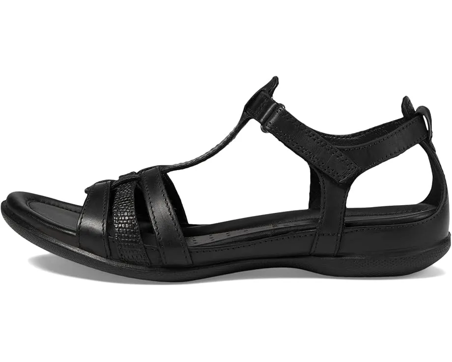 ECCO сандалии Flash T-Strap Sandal с кожаной стелькой и подошвой из ПУ