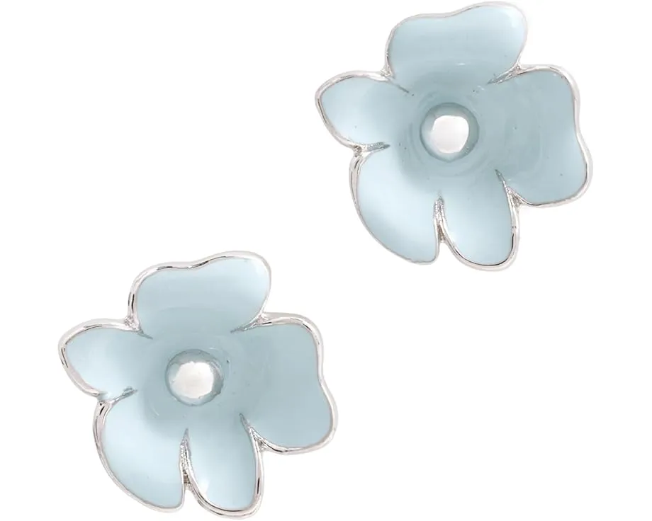 Серьги-гвоздики Golden Bloom Flower Studs от Kate Spade New York с перламутром