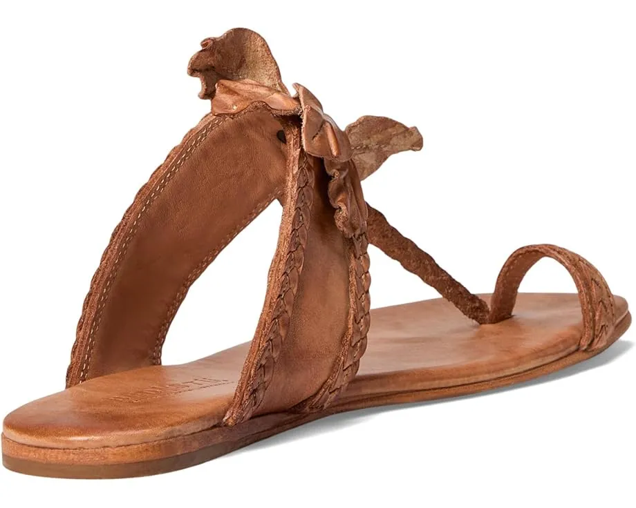 Сандалии Bed Stu Isobel с цветочным акцентом и состаренной кожей