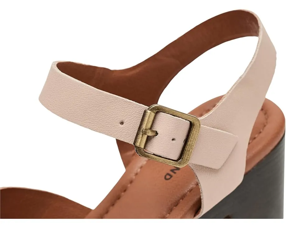 Босоножки Lucky Brand Carsen с перекрестными ремешками на каблуке