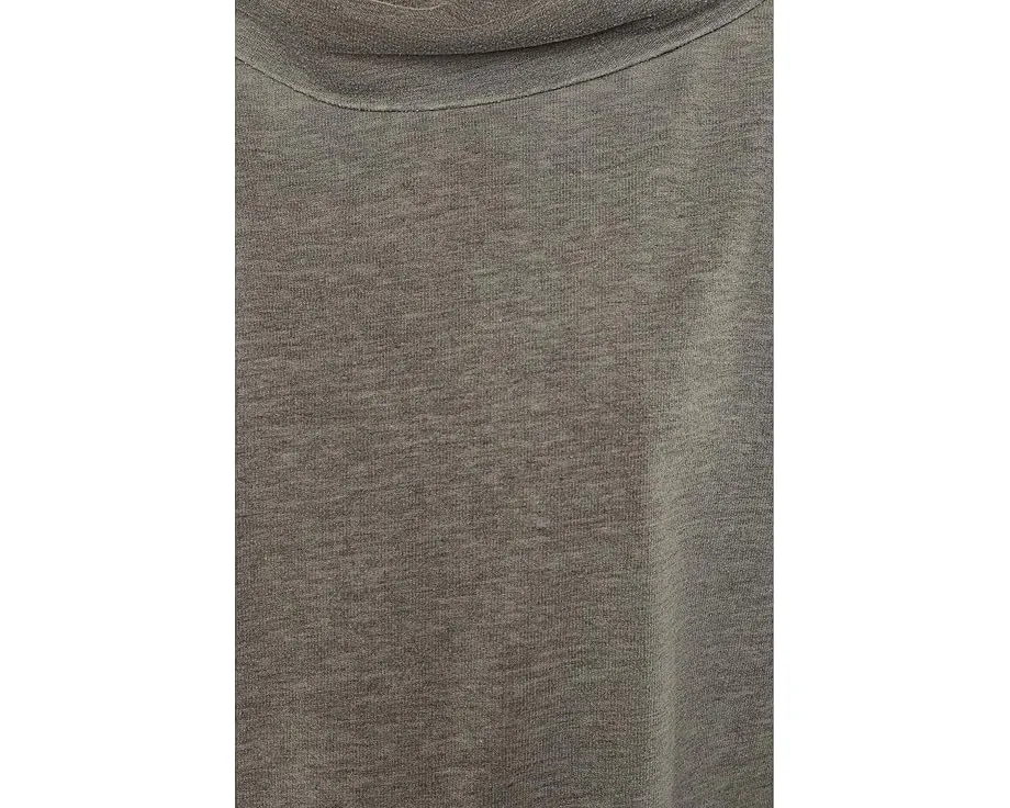 Свитшот с длинным рукавом и драпированным воротником-водолазкой Mod-o-doc