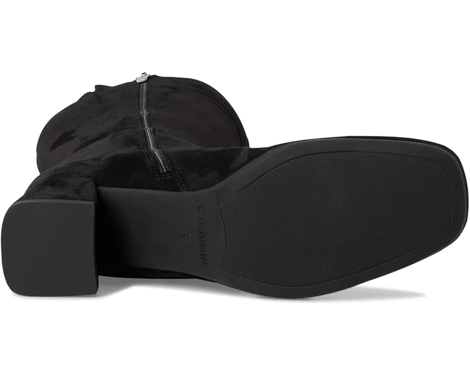 Высокие сапоги La Canadienne Jaxson из водонепроницаемой замши с квадратным носком