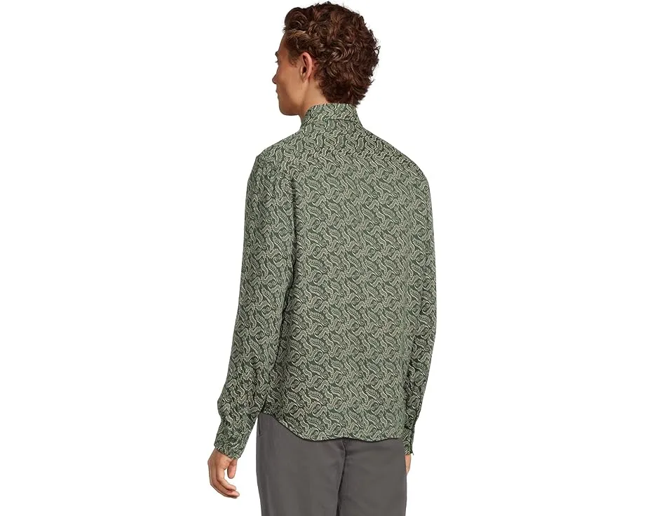 Рубашка John Varvatos Rodney Shirt с цветочным принтом