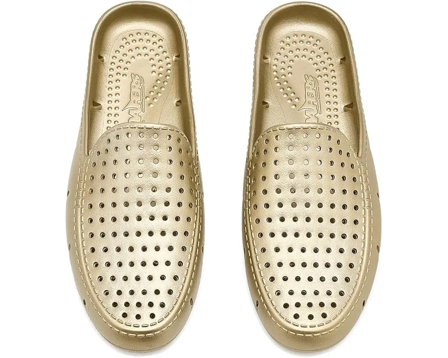 Floafers слайды Sunset Slide Metallic с поддержкой свода стопы