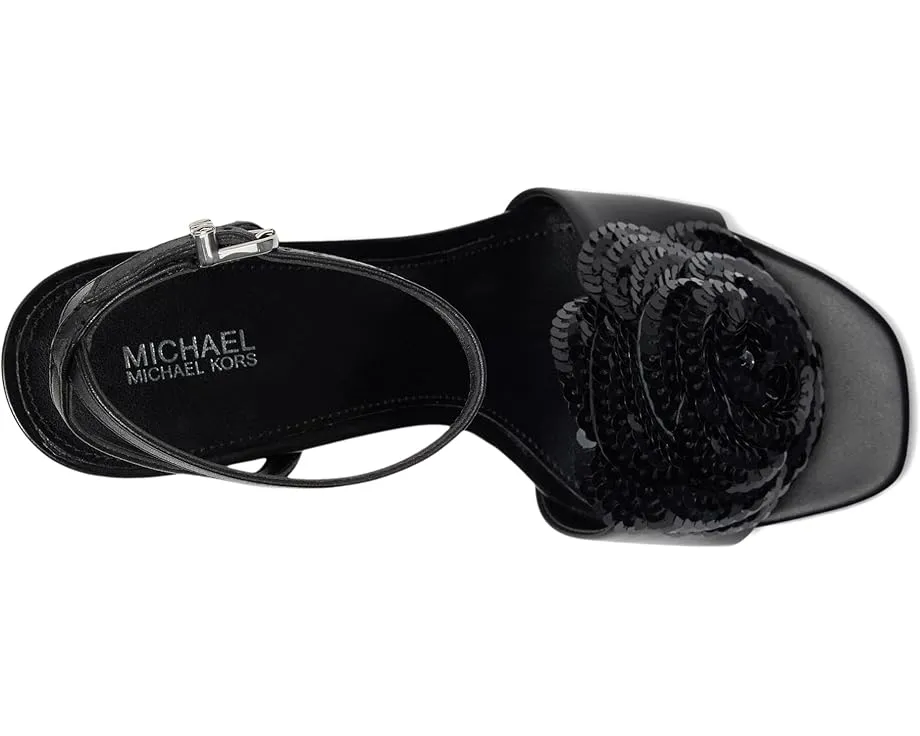 Босоножки Elodie на шпильке с цветочным декором от MICHAEL Michael Kors