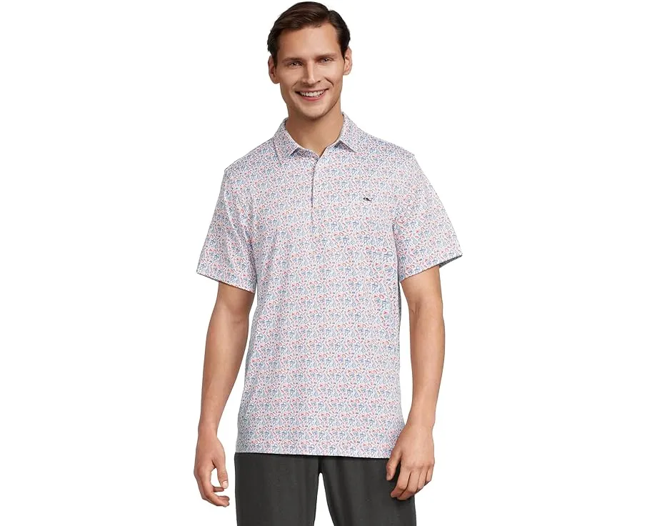 Поло Printed Sankaty от Vineyard Vines с защитой UPF 50+