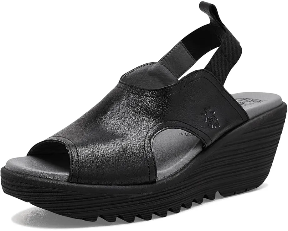 Сандалии FLY LONDON Liku426fly на танкетке с эластичным ремешком и стелькой с амортизацией