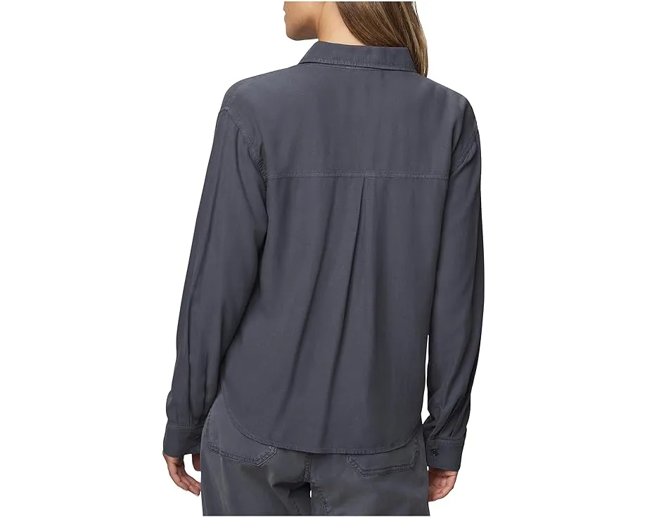 Блузка Joanne с отложным воротником и свободным кроем