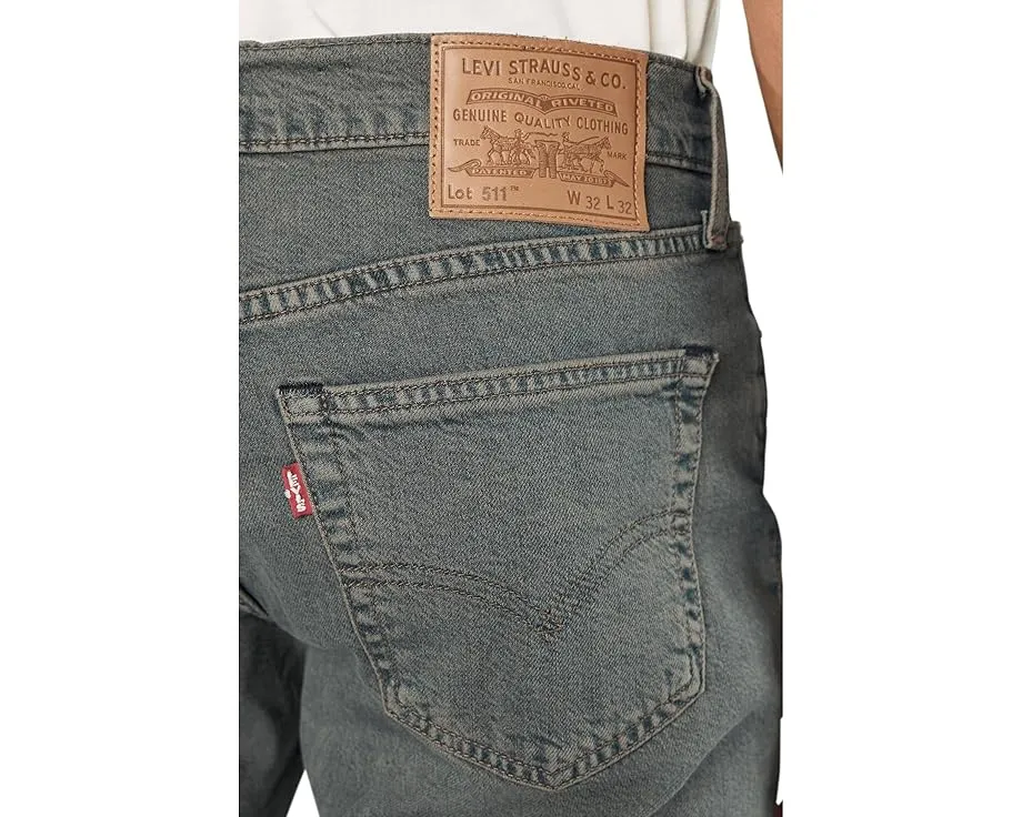 Джинсы Levi's 511 Slim с зауженным кроем и пятью карманами