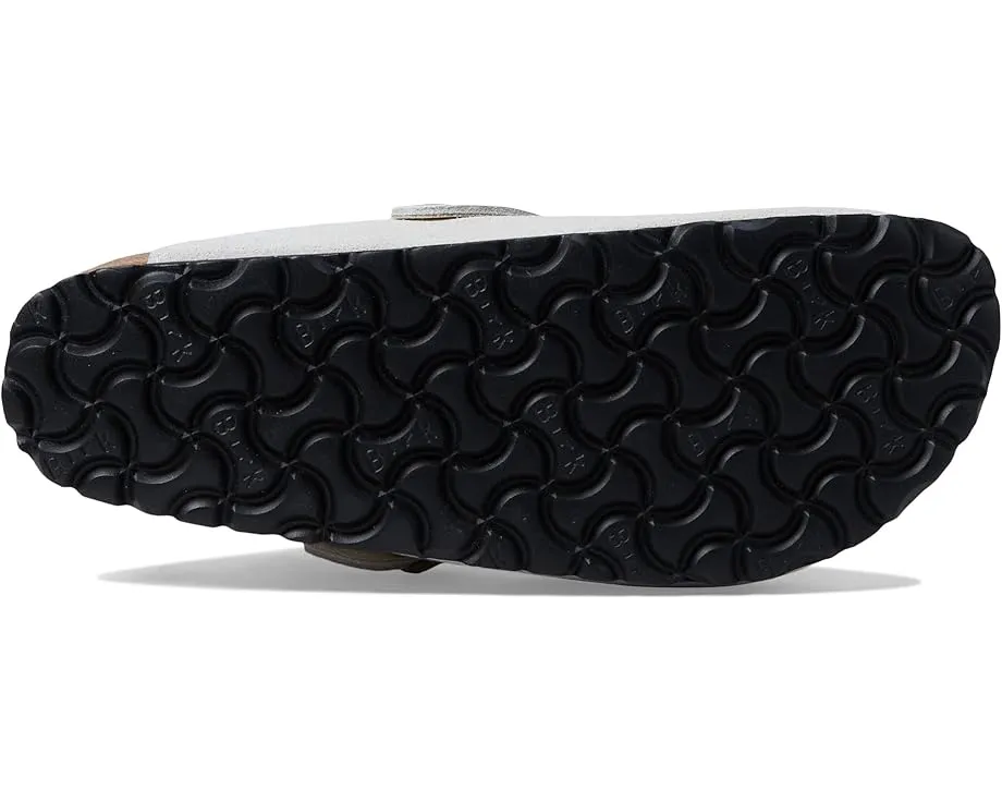 Классические сабо Boston с овчиной из мягкой замши Birkenstock