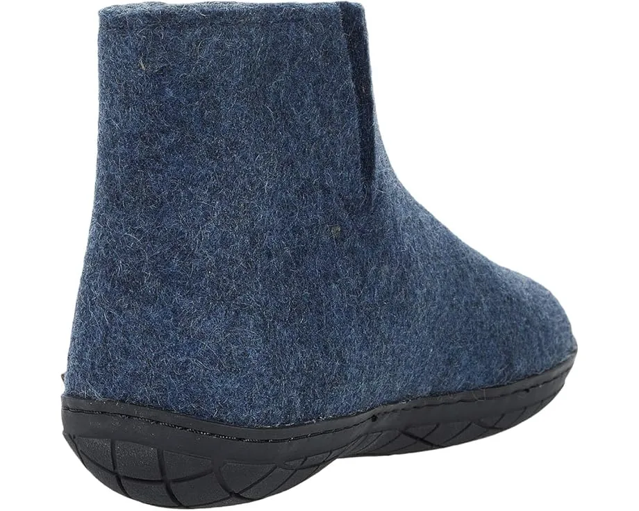 Glerups шерстяные ботинки с резиновой подошвой для дома и улицы