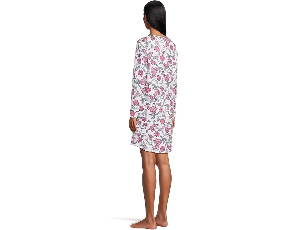 Ночная сорочка Jolly & Bright с длинным рукавом и застежкой у горловины Karen Neuburger