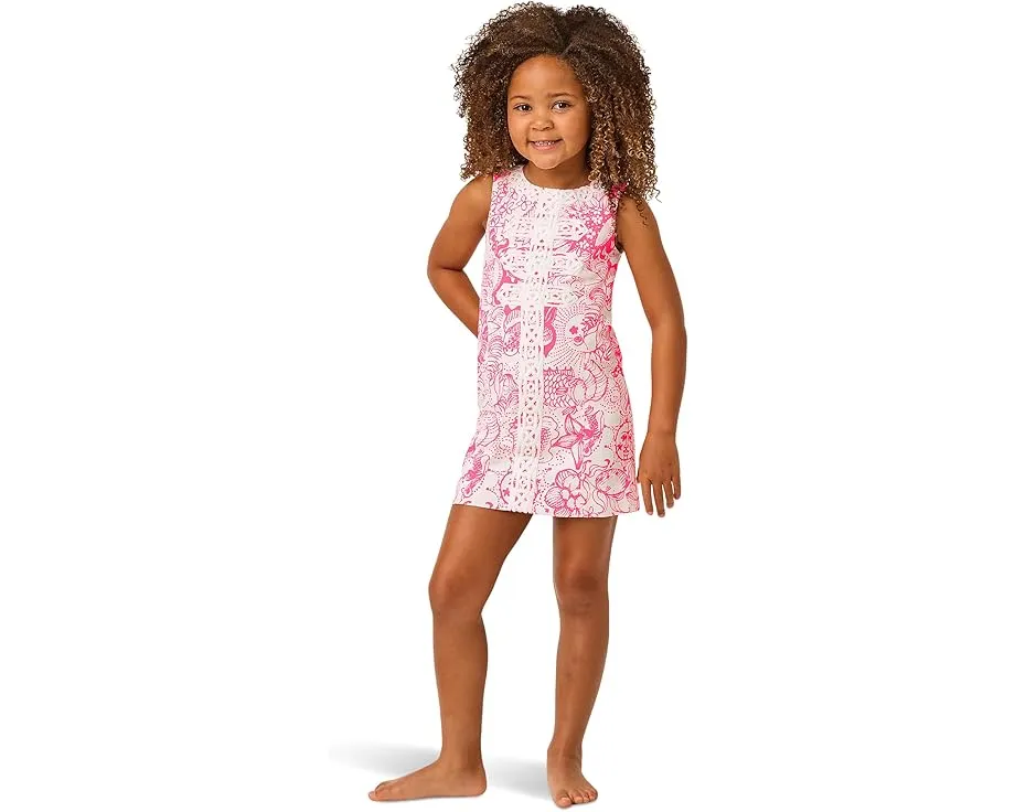 Платье Mini Wister с отделкой кружевом от Lilly Pulitzer Kids