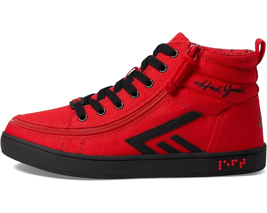Высокие кроссовки BILLY CS High Top с молнией по периметру и шрифтом Брайля на подошве
