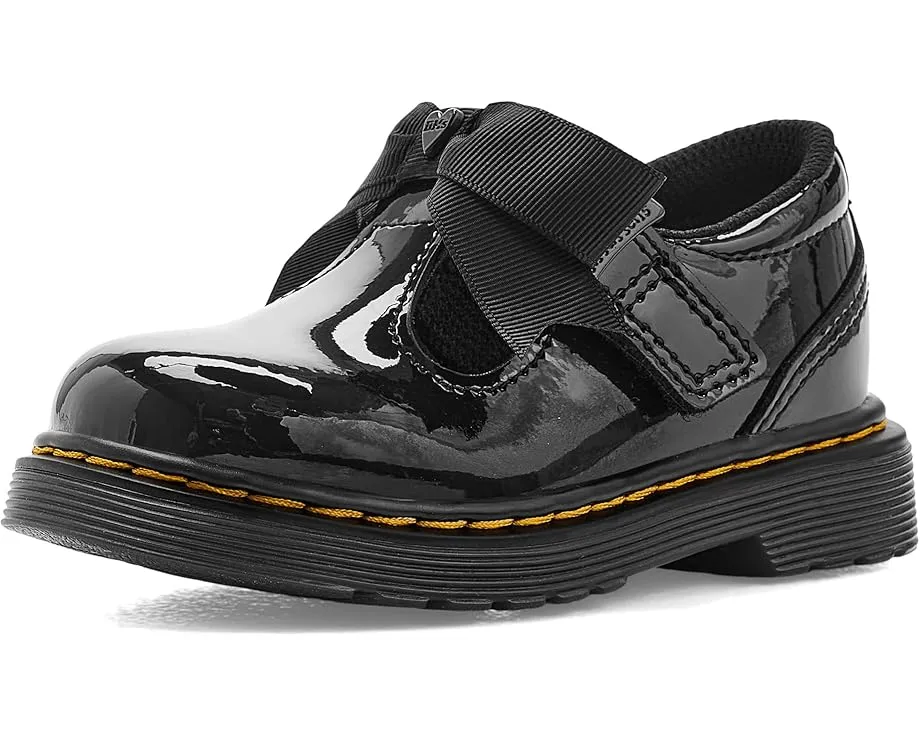 Dr. Martens детские туфли Polley II Bow с бантом на липучке