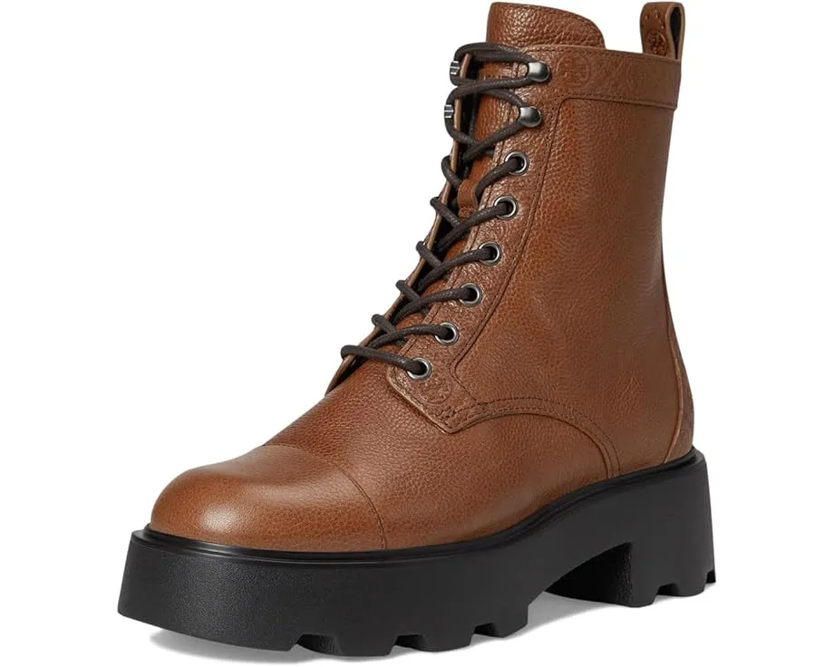 Ботинки Tory Burch Monogram Lug с миндалевидным носком и шнуровкой