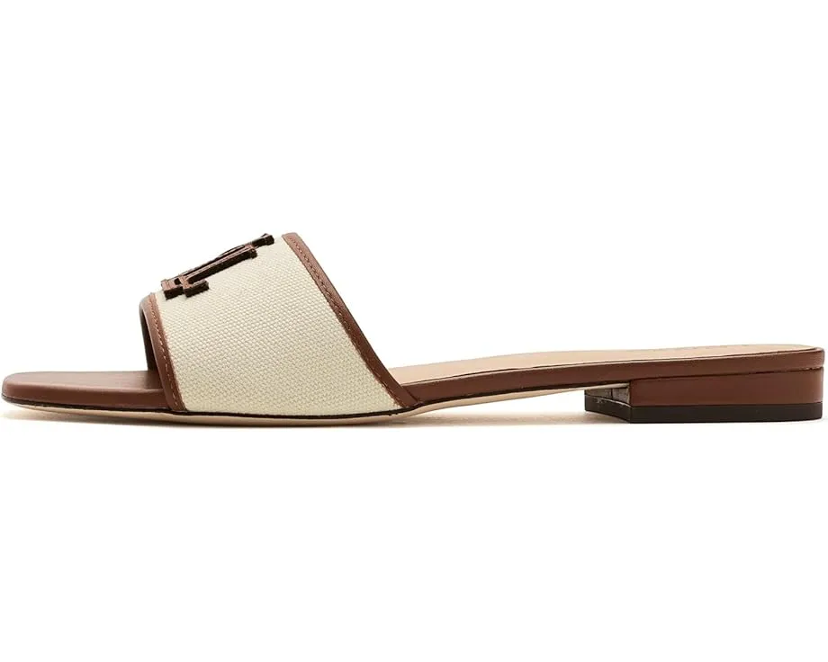 Босоножки Lauren Ralph Lauren Everley на низком каблуке с отделкой из кожи