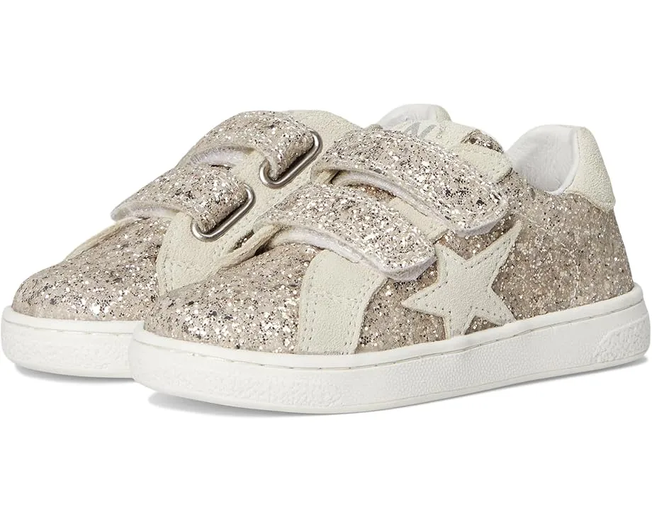 Детские кроссовки Naturino Pinn VL с блестящим верхом и дизайном со звездами