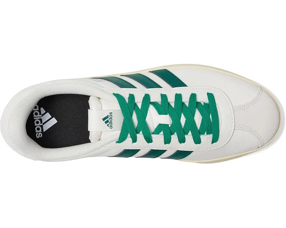 Кроссовки Adidas VL Court 3.0 с кожаным верхом и вулканизированной подошвой