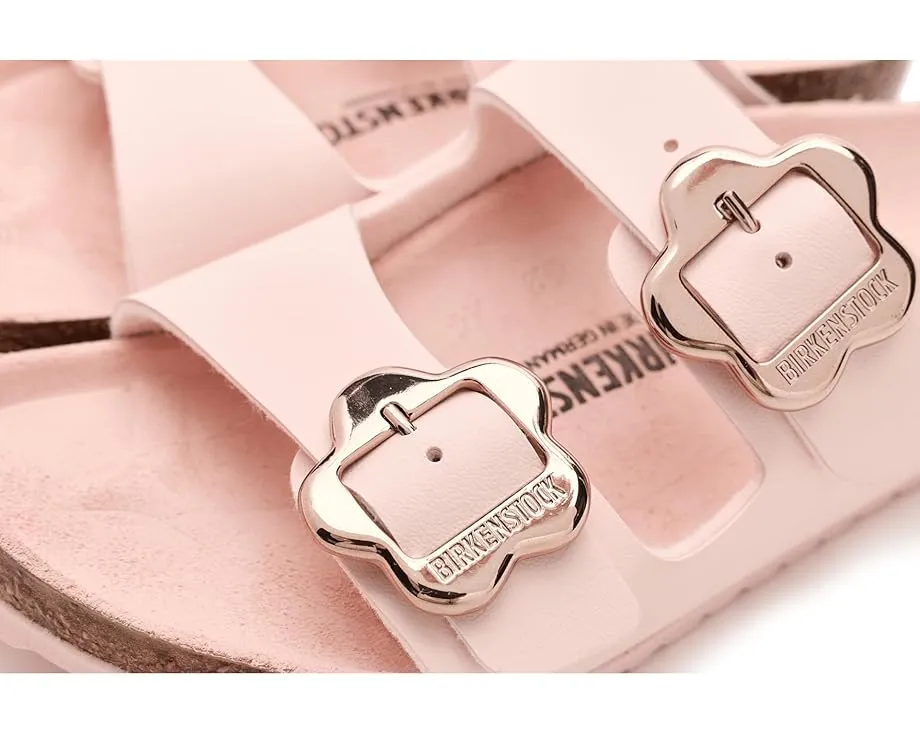 Детские сандалии Birkenstock Arizona с цветочной пряжкой и пробковой стелькой