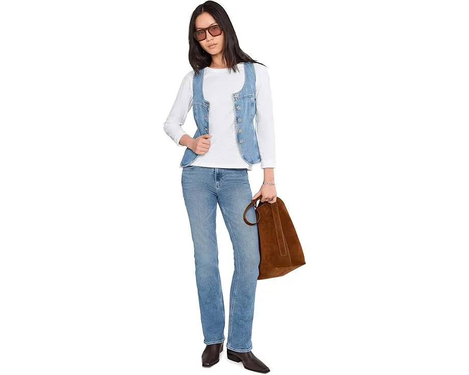 Длинная футболка Mod-o-doc с круглым вырезом и длинными рукавами