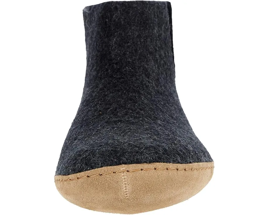 Войлочные сапоги Glerups Wool Boot с кожаной подошвой для тепла и комфорта