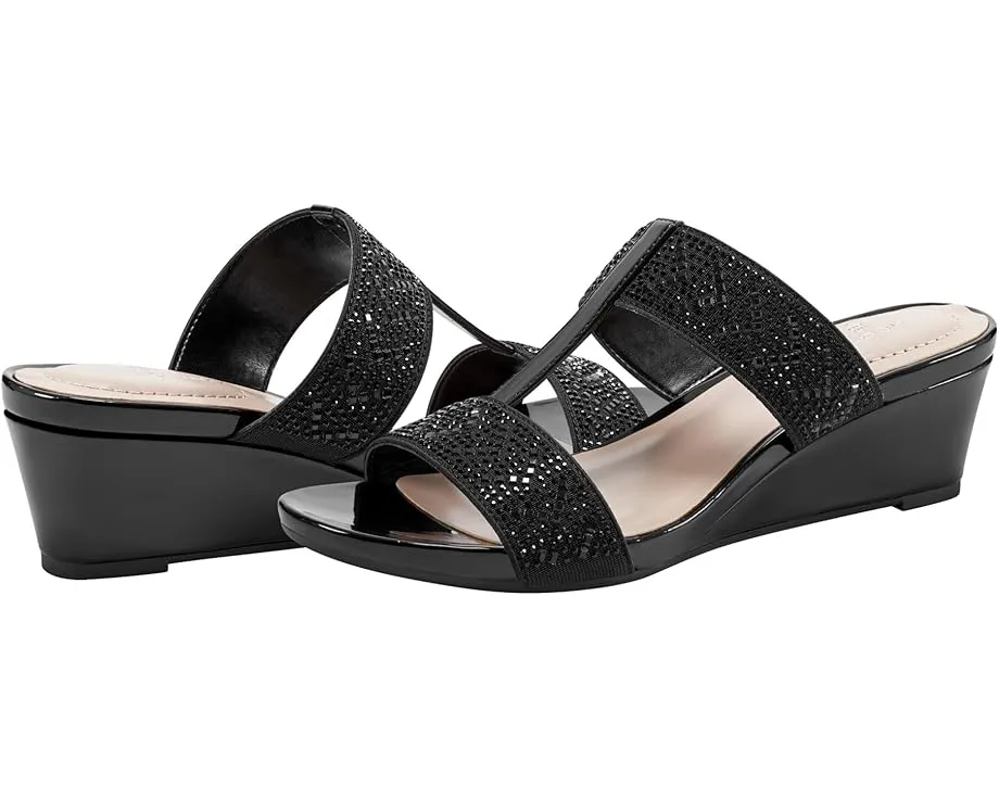 Босоножки Bandolino Iluvit на танкетке с украшением из стразов