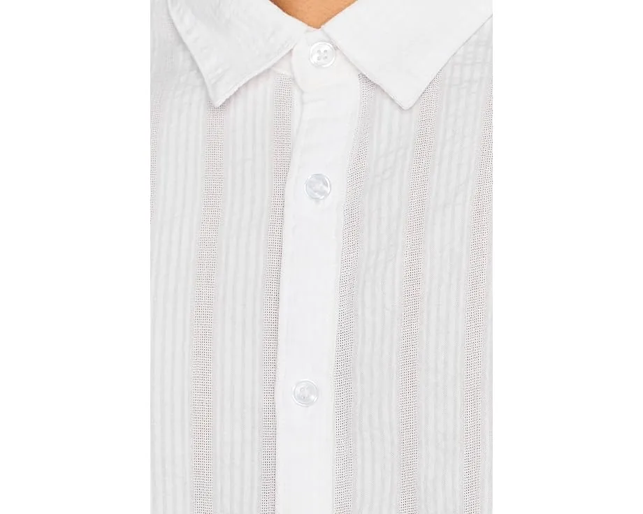 Рубашка Carson с коротким рукавом John Varvatos White