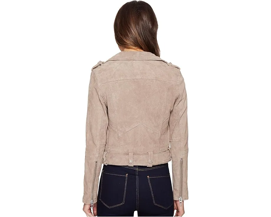 Косуха Blank NYC из замши с асимметричной застежкой и ремнем