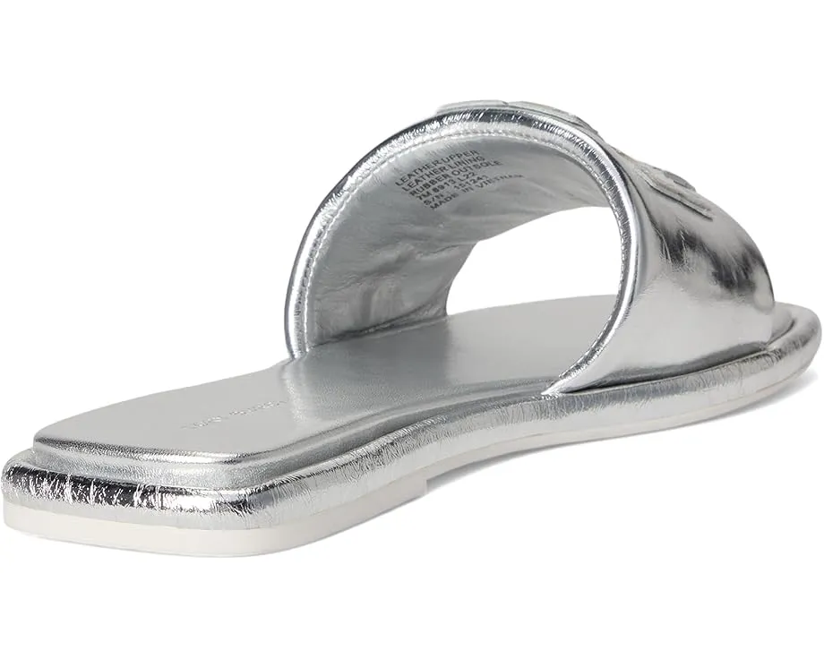 Сланцы Tory Burch Slide с логотипом Double T и открытым мысом