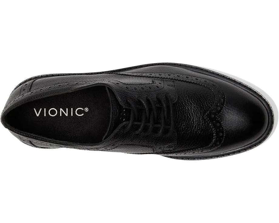 Оксфорды VIONIC Lombard с технологией поддержки свода и кожаным верхом