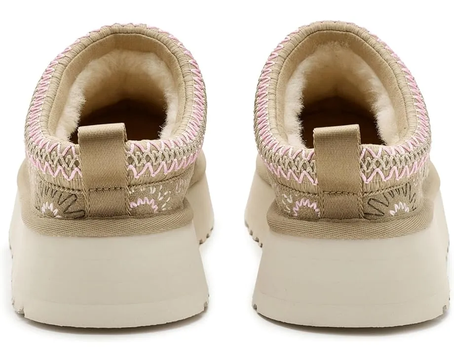 Тапочки UGG Tazz Sun Stitch с вышивкой и подкладкой из меха
