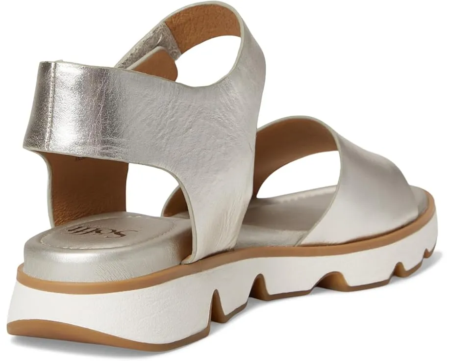 Сандалии Sofft Morgan из кожи с регулируемым ремешком на щиколотке