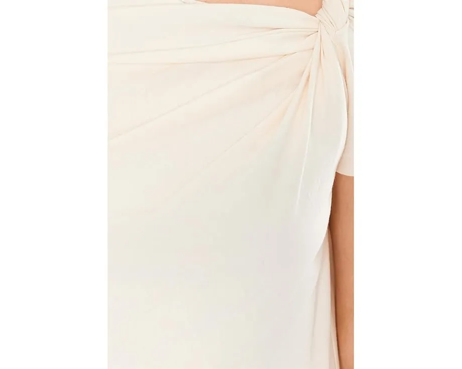 Футболка с асимметричным вырезом Lauren Ralph Lauren