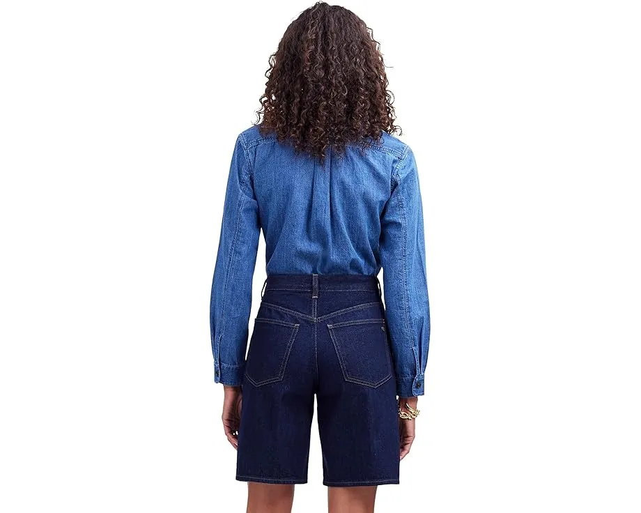 Бермуды Madewell с завышенной талией и длинным силуэтом