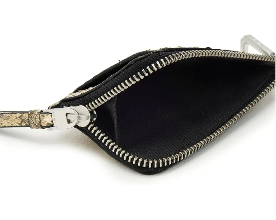 Кошелек AllSaints Remy Snake с шестигранным кольцом и тиснением под змею