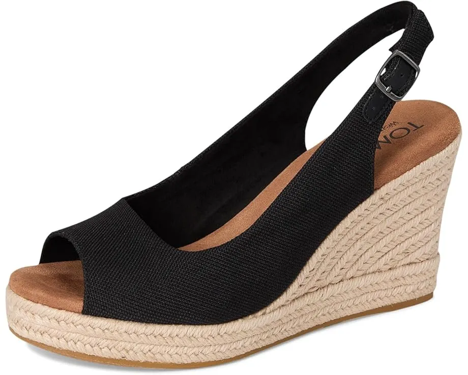 Сандалии Camilla на танкетке из джута с регулируемой пряжкой