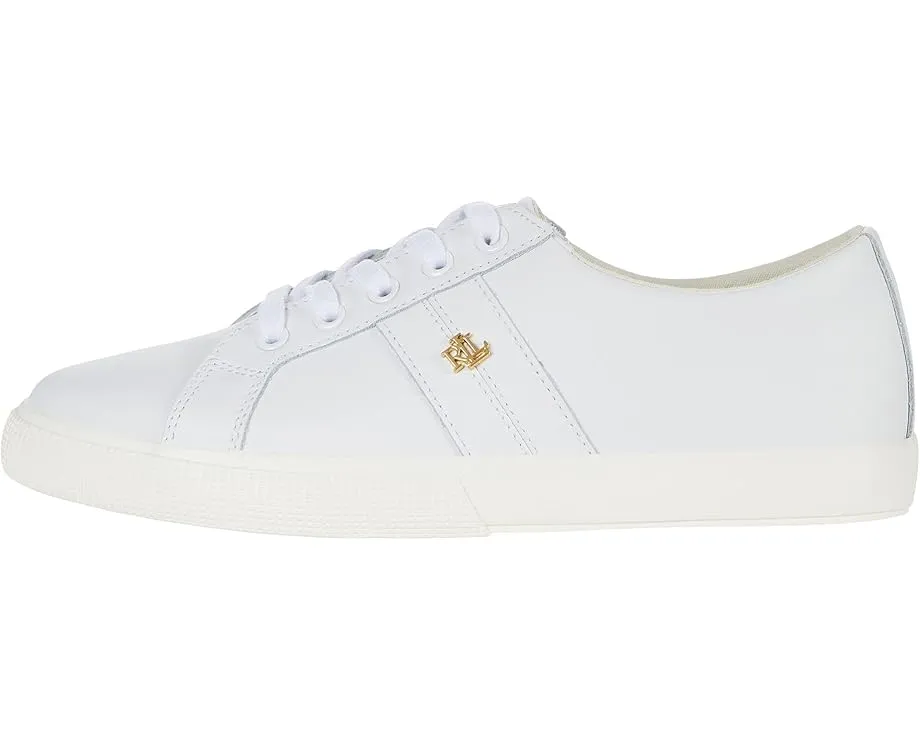 Кроссовки Lauren Ralph Lauren Janson II Action Leather Sneaker с круглым носком