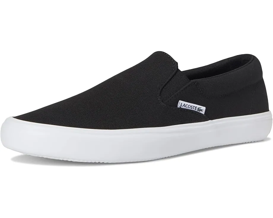 Lacoste Slip-On Base слипоны из хлопка с круглым носком