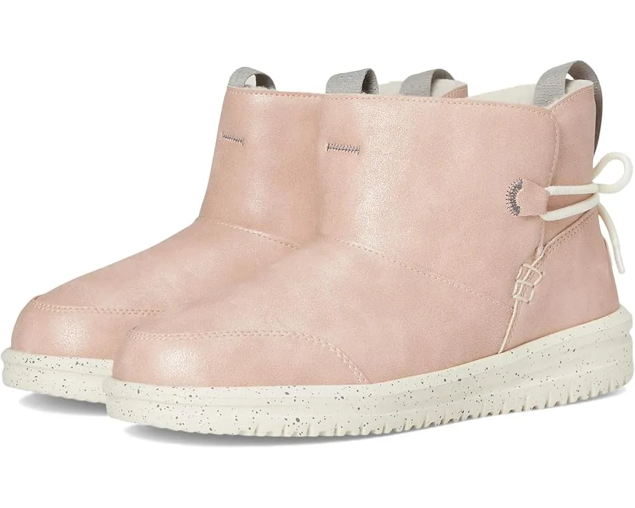 Hey Dude Kids Camden Bow Boots Cozy детские сапожки с бантом и искусственным мехом