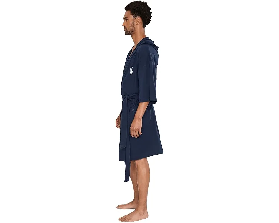 Халат Polo Ralph Lauren с капюшоном и вышитым логотипом
