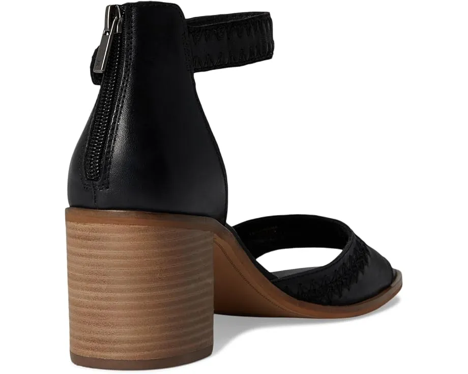 Сандалии Lucky Brand Shivona на каблуке с декоративной строчкой и молнией