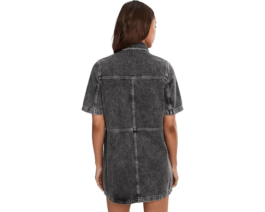 Джинсовое платье AllSaints Rock Denim с накладными карманами