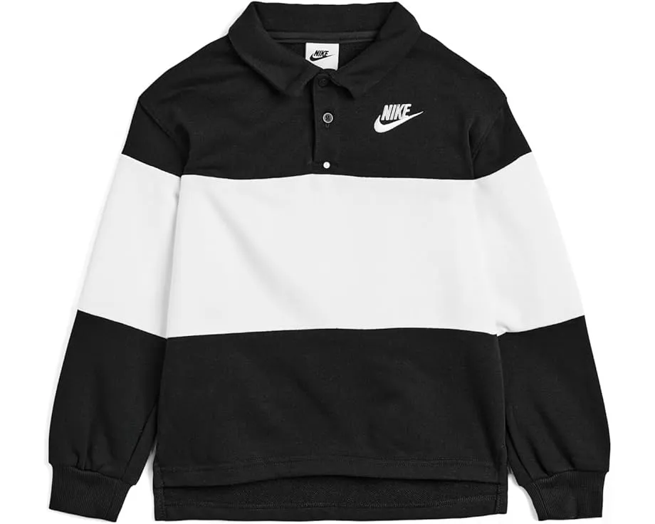 Поло Nike Futura с длинным рукавом на пуговицах