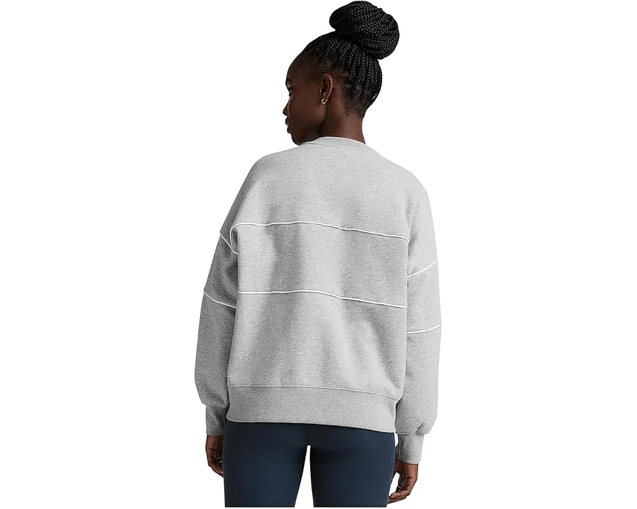 Beyond Yoga Свитшот Luxefleece Piper оверсайз с контрастной окантовкой